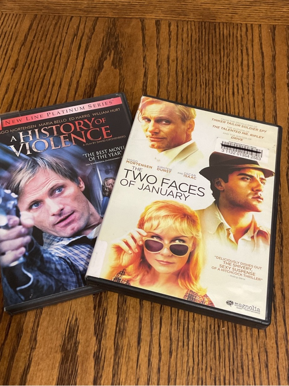 The Two Faces of January & A History of Violence DVD 📀 Set Viggo Mortensen